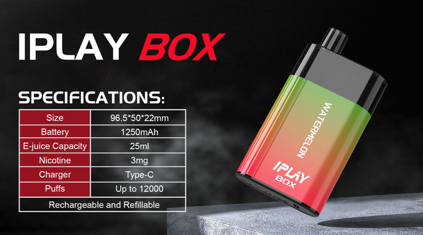 IPlay BOX | 3% Nicotina 12000 Caladas