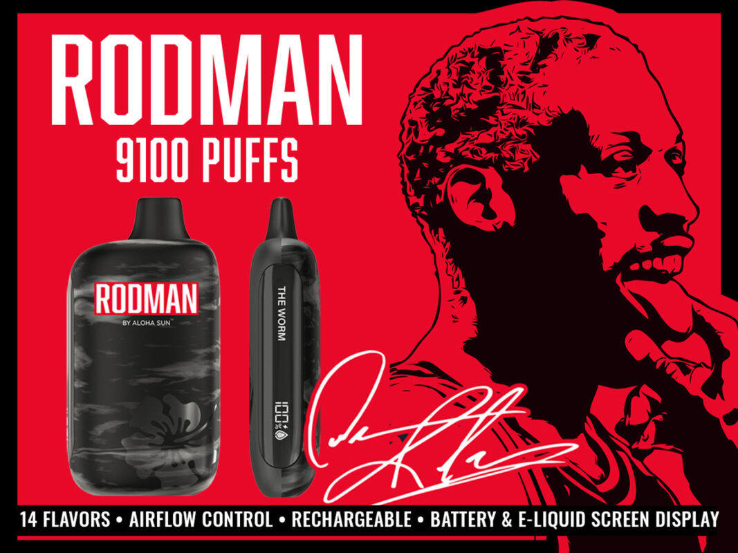 Rodman 9K | 5% Nicotina 9100 Caladas