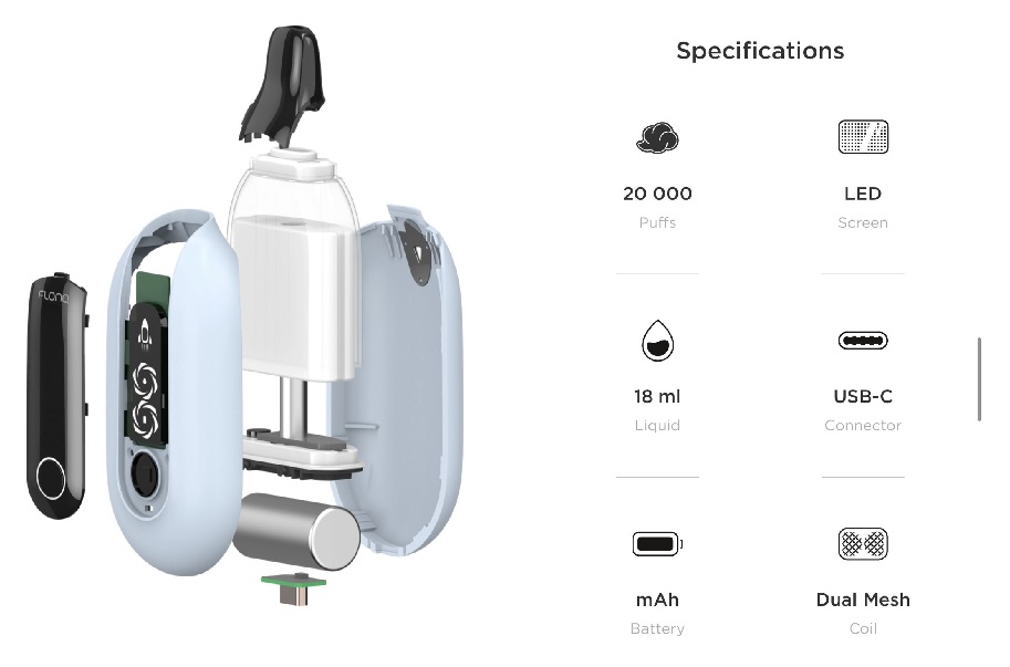Flonq Ultra | 5%Nicotina 20,000+ Puffs