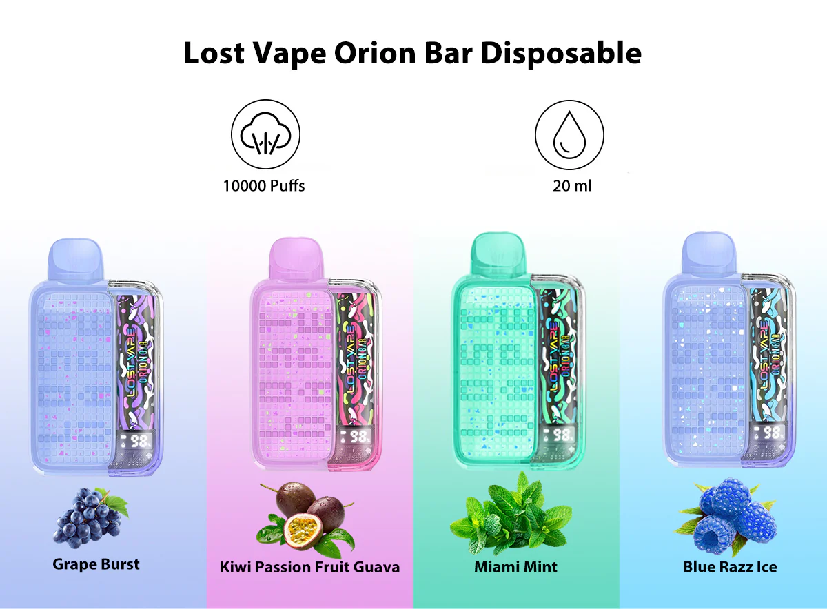 Lost Vape Orion Bar 10K | 5% Nicotina 10,000+ Puffs