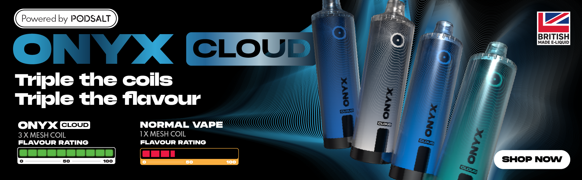 ONYX Cloud 25K | 5mg Nic 25,000+ Puffs