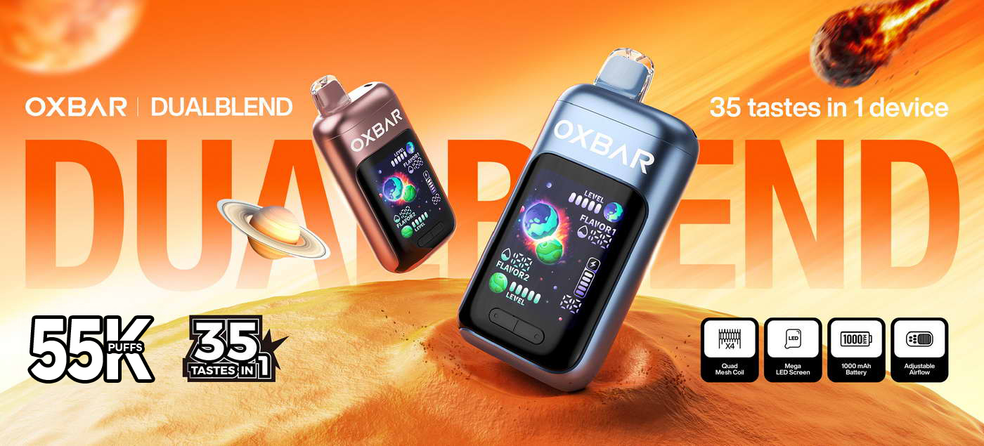 OXBAR Dual Blend 55K | 5% Nicotina 55,000+ Puffs